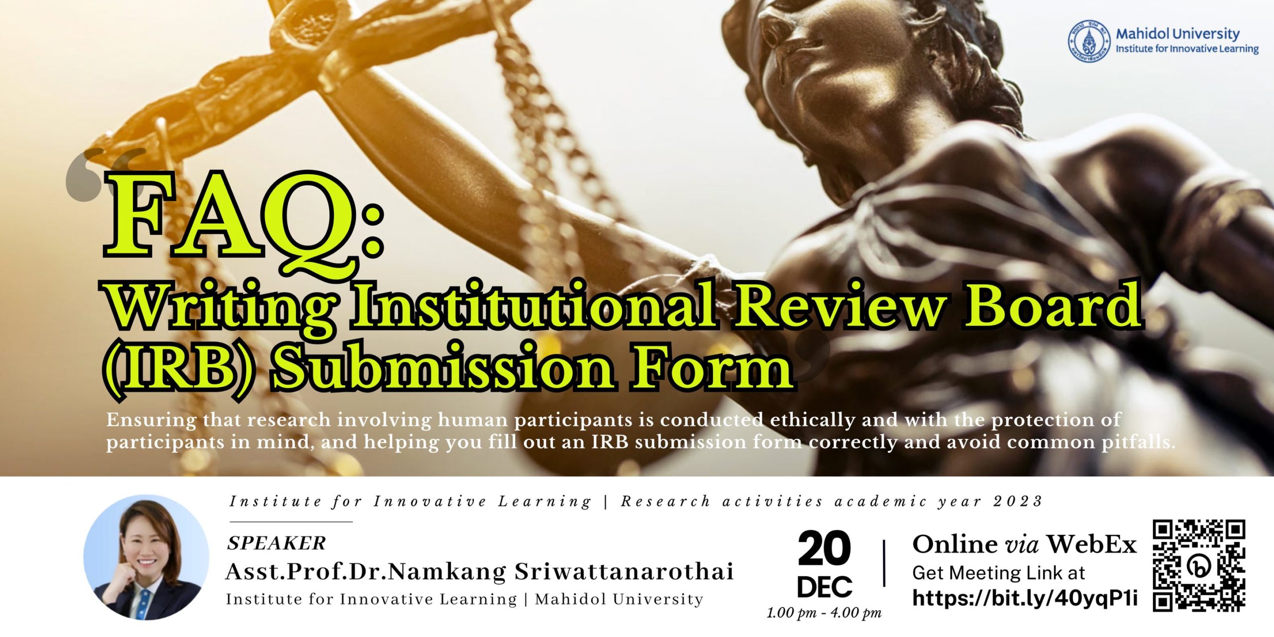 IL Research Activity “FAQ: Writing Institutional Review Board (IRB) Submission Form”
